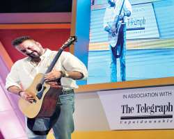He likes to play guitar and also won a gold medal by performing guitar in a competition in the USA He likes to play guitar and also won a gold medal by performing guitar in a competition in the USA.